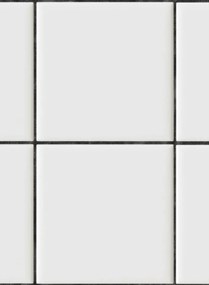 Rebel Walls Tapete Square Tiles - Clean White