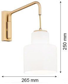 Argon 8371 - Applique DIUNA 1xE27/15W/230V oro