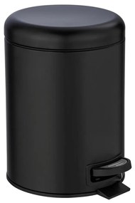 WENKO 24681100 - Cestino LEMAN 21x24 cm nero