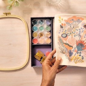 Atelier 58 - Ricamo con perline per adolescenti e adulti - Fiore