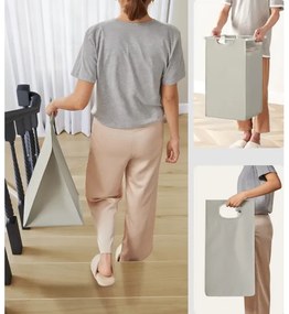 Cesto per la biancheria REX bianco