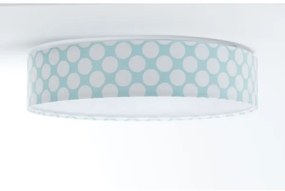 Plafoniera LED GALAXY KIDS 24W 230V verde/bianco a pois