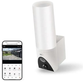 LED Telecamera smart per esterni con luce GoSmart LED/12W/230V IP65 Wi-Fi Tuya bianco