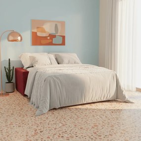 Diomede Divano letto matrimoniale in velluto easy clean sfoderabile - design moderno e comfort in T35 rosso