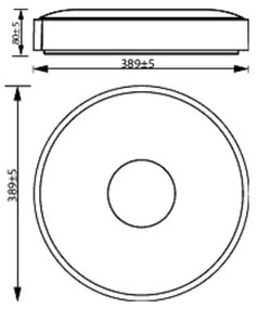 Philips - Plafoniera LED dimmerabile COINER LED/24W/230V 4000K bianco