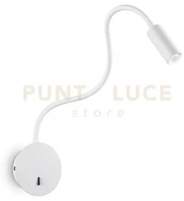 Focus applique a parete led 3000k 3,5w  280 lm bianco flessibile e ...