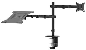 Supporto regolabile per monitor e laptop LEVANO nero