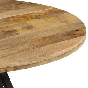 Tavolo da Pranzo 110x75 cm in Legno Massello di Mango