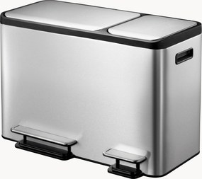 Pattumiera con pedale EcoCasa, 24 + 12 L
