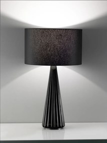 Selene illuminazione Costa Rica 1-light table lamp 2810/L Fumè Nero