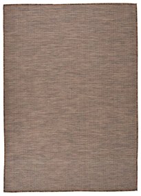 Tappeto Da Esterni A Tessitura Piatta 140x200 Cm Marrone /
