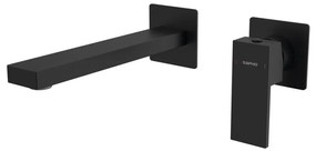 Sapho - Rubinetto per lavabo da incasso CUBEMIX opaco nero