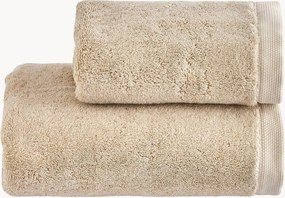 Set di 2 asciugamani in spugna di cotone Luxe