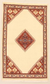 Rizbaft Tappeto 130x80 (Iran) Annodato A Mano