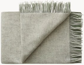 Coperta in lana con frange Drejø