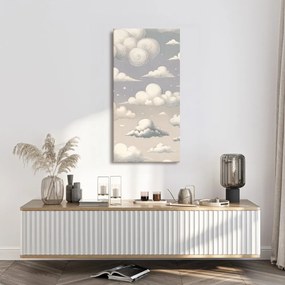 Quadro su tela – Nuvolette pastello