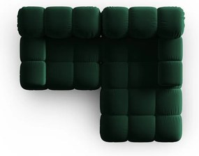 Divano angolare in velluto verde (angolo destro) Bellis - Micadoni Home