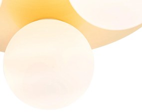 Plafoniera da bagno moderna ottone 3 luci - Cederic