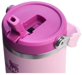 Borraccia termica rosa in acciaio inox 890 ml IceFlow™ Flip Straw 2.0 Tumbler Cherry Blossom – Stanley