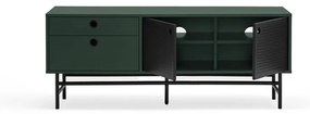 Tavolo TV verde scuro 140x52 cm Punto - Teulat