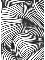 Rebel Walls Carta da parati panoramica Opulence Lines - Graphite