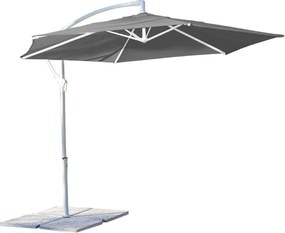 DELPHINUS - ombrellone da giardino decentrato