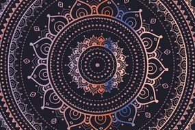 Carta da parati – Mandala colorata