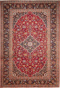 Najafabad Tappeto persiano 380x260 Rosso (Iran) Annodato A Mano