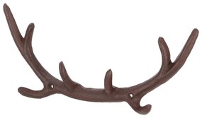 Appendiabiti da parete in metallo marrone Antlers - Esschert Design
