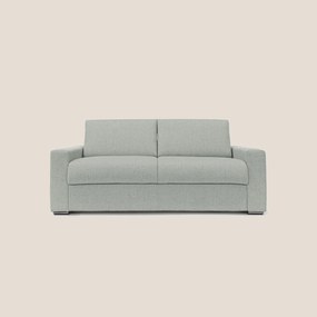 Nixon Divano letto matrimoniale con materasso 20 cm in tessuto impermeabile T03 grigio chiaro