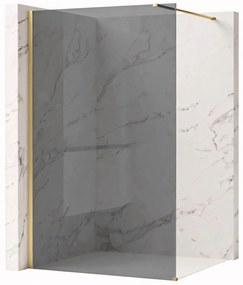 Parete doccia Rea Flexi Grey / Brush Gold 110