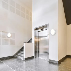 Plafoniera LED bagno con sensore LED/12W/230V Ø 20 cm bianco + telecomando