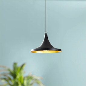 Opviq Lampada a sospensione Berceste 193-S Ø30cm nero/oro