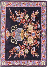 Kashan Tappeto persiano 60 x 80 Blu (Iran) Annodato A Mano