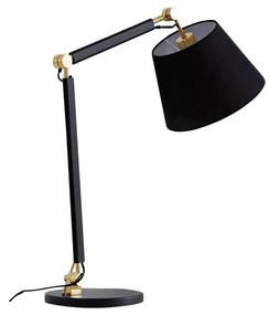 Lucande - Marvaine Lampada da Tavolo Black/Gold Lucande