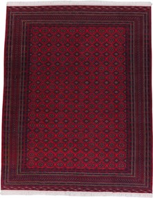 Afghan Tappeto 380x310 () Annodato A Mano