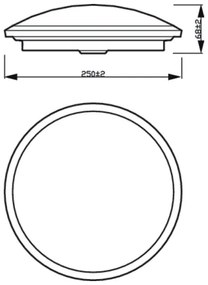 Philips - Luce LED da bagno dimmerabile SCENE SWITCH LED/12W/230V IP44