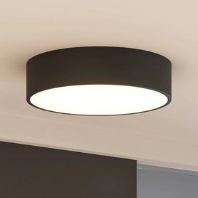 Arcchio Plafoniera LED Noabelle, 40 cm, nero, rotonda