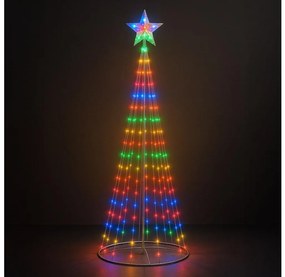 Decorazione natalizia LED RGBW dimmerabile per esterni LED/4W/230V 180 cm IP44 + telecomando