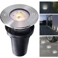 Faretto calpestabile SPOT 25 gradi segnapassi tondo CARRABILE LED 6W incasso foro 10cm luci garage giardino 230V