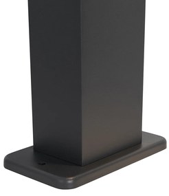 Lampada da terra industriale per esterni grigio scuro 65 cm IP44 - Baleno