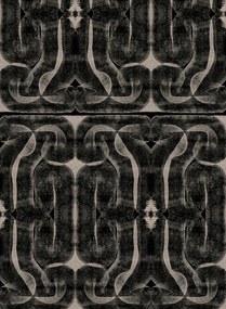 Coordonne Carta da parati Infinity Strokes - Black