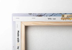Quadro su tela – Foglie cadenti nella terra d'autunno