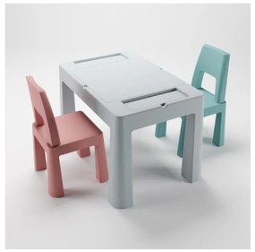 TEGA BABY - Set tavolo e sedie per bambini grigio/rosa/turchese