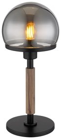 Globo 21954S - Lampada da tavolo HAKU 1xE27/40W/230V nero/marrone