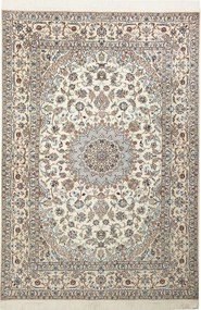 Nain Tappeto persiano 130x180 Beige (Iran) Annodato A Mano