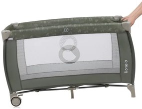 Lionelo - Lettino da viaggio SVEN PLUS Beige Oliva