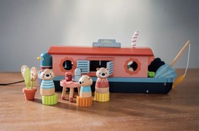 Tender Leaf - Casa galleggiante in legno con famiglia di lontre