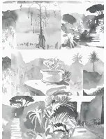 Paint & Paper Library Carta da parati panoramica Abbey Gardens - Paris Rooftops