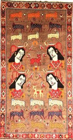 Gashghai Tappeto persiano 140x270 Marrone (Iran) Annodato A Mano